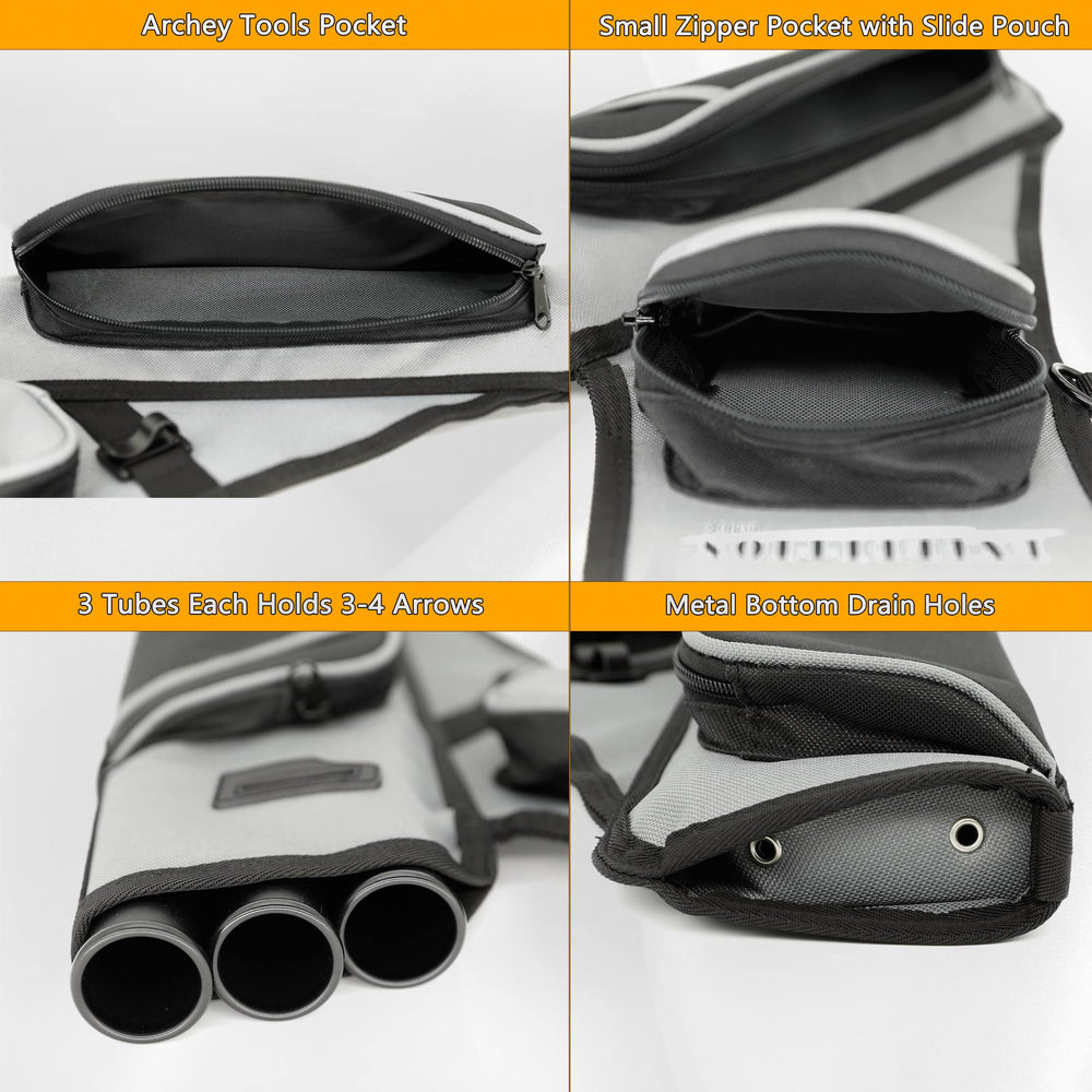 SUNYA hip quiver with zippered pockets and external quick pockets for tools