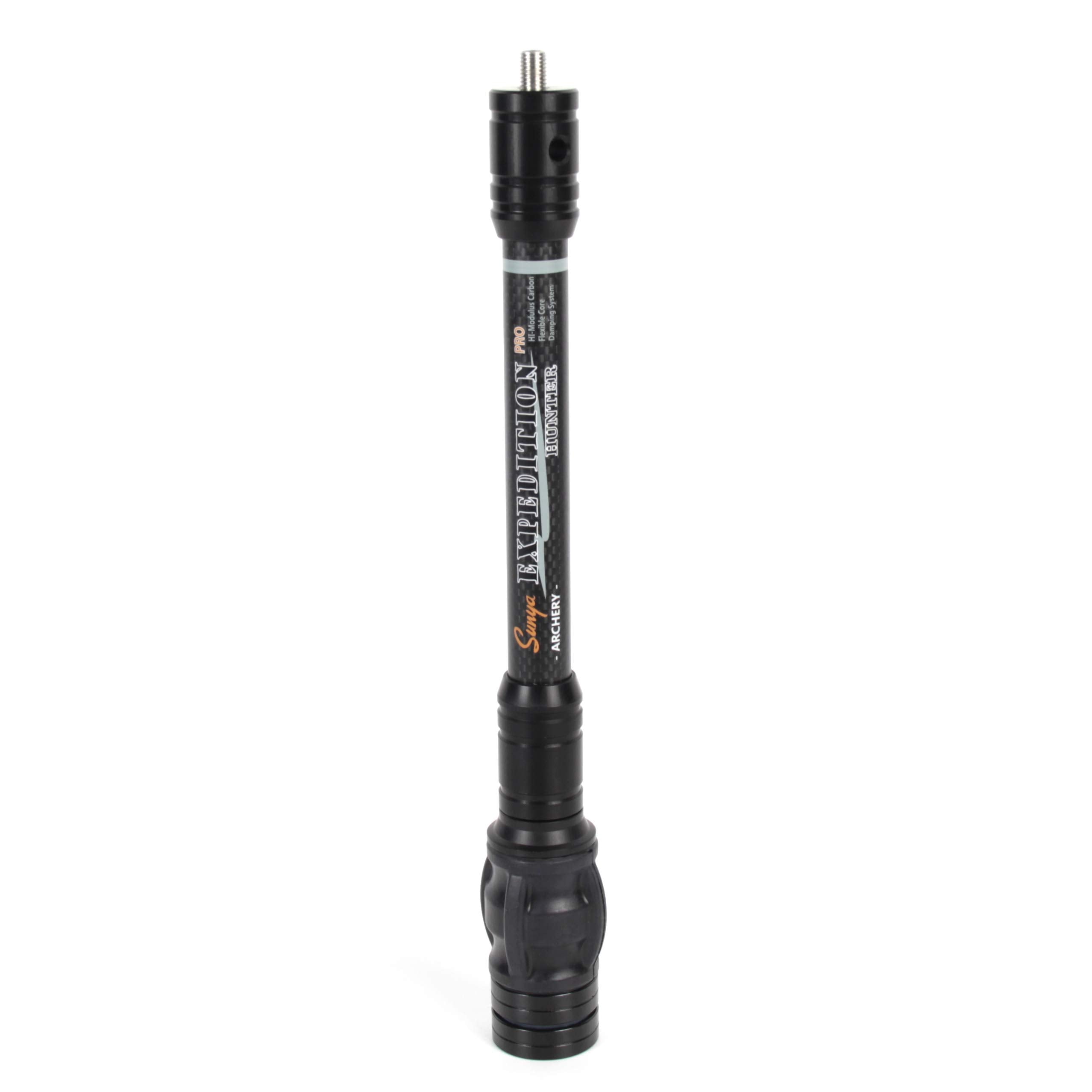 SUNYA archery stabilizer carbon-fiber body balances bow for steadier shots
