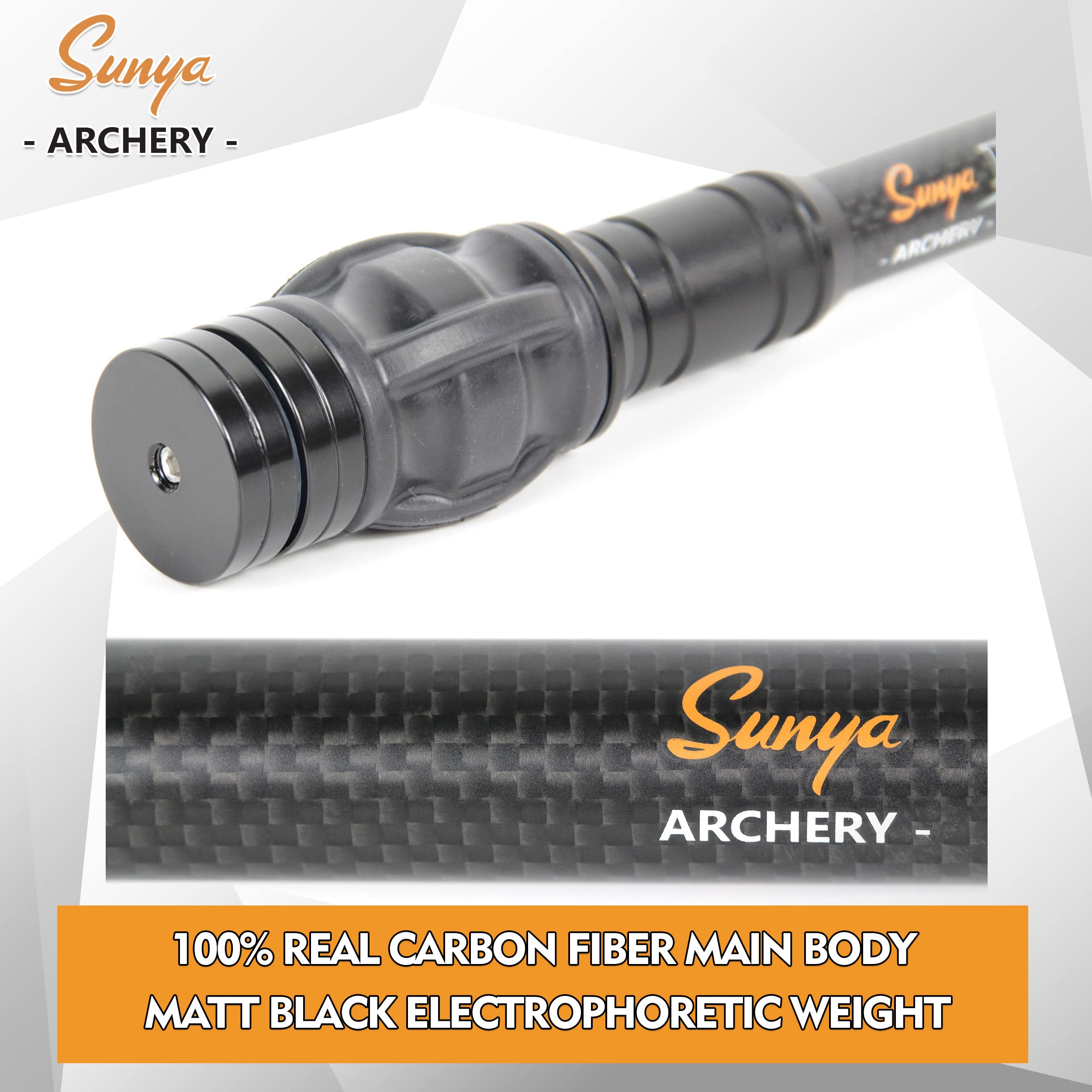 SUNYA compatible 5/16-24 threads fit variety of bows