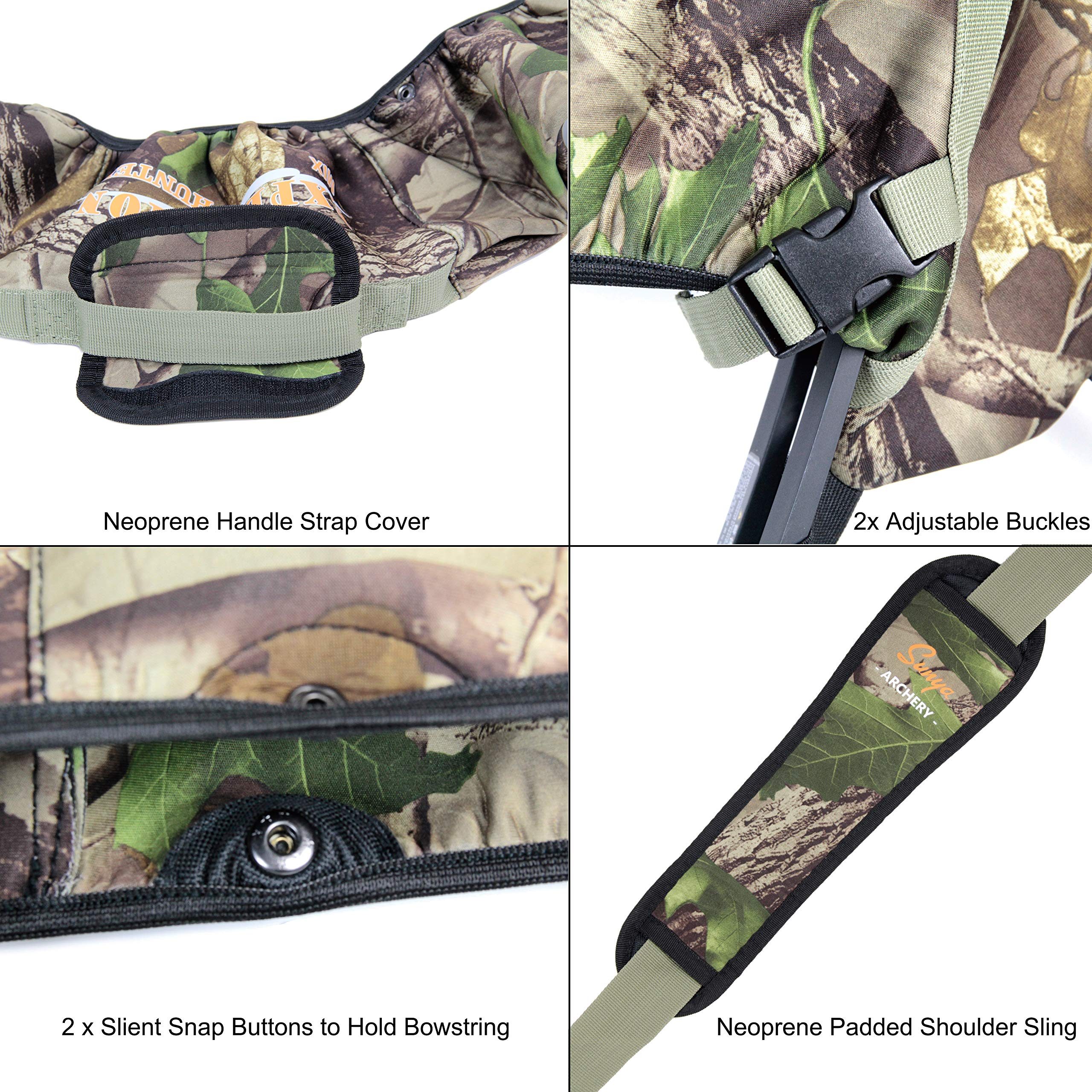 SUNYA bow sling fast movement mode secures the bow for rapid field transitions