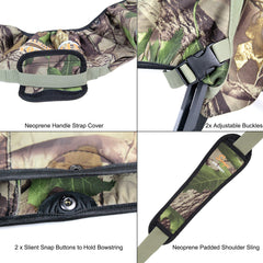 SUNYA bow sling fast movement mode secures the bow for rapid field transitions