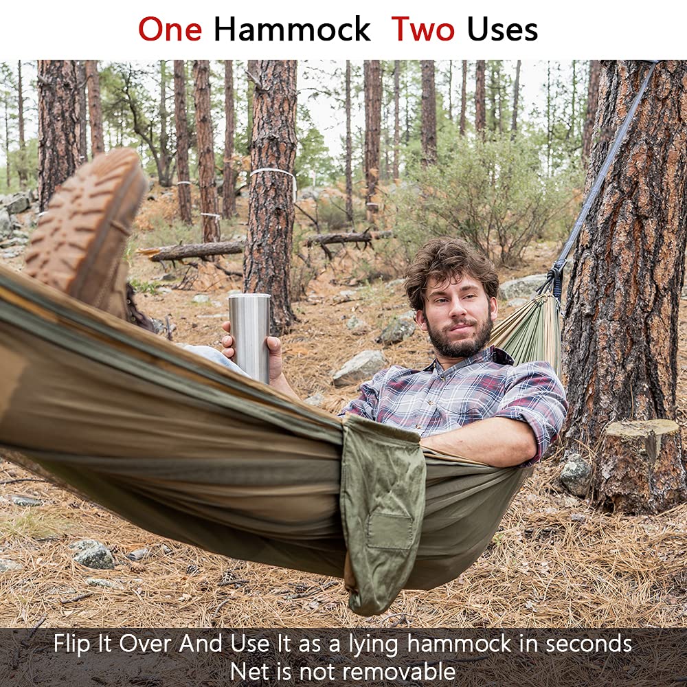 Sunyear hammock outdoor-use image captures versatile camping to indoor use.