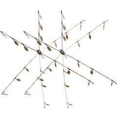 Suoliweng heavy-duty umbrella rig with six arms, ready for saltwater stripers.