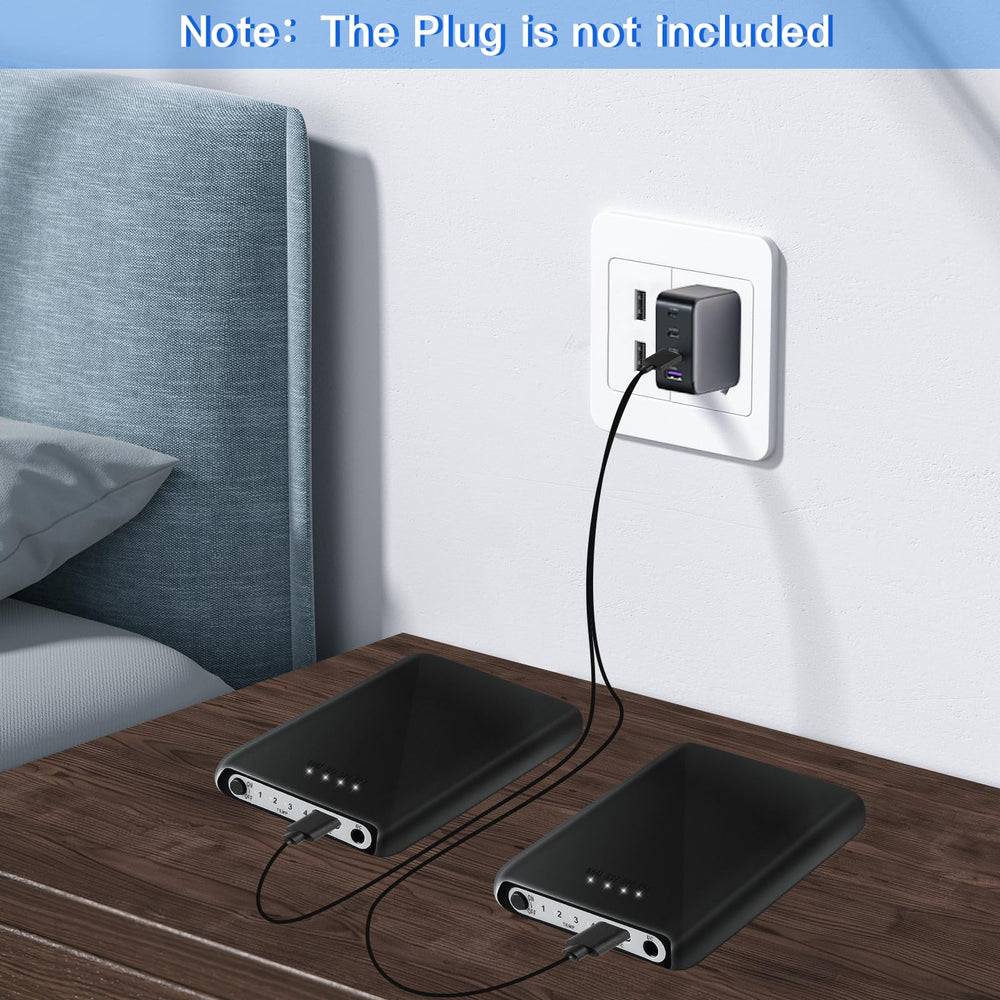 Suonncudst dual charging cable keeps both batteries ready, minimizing downtime