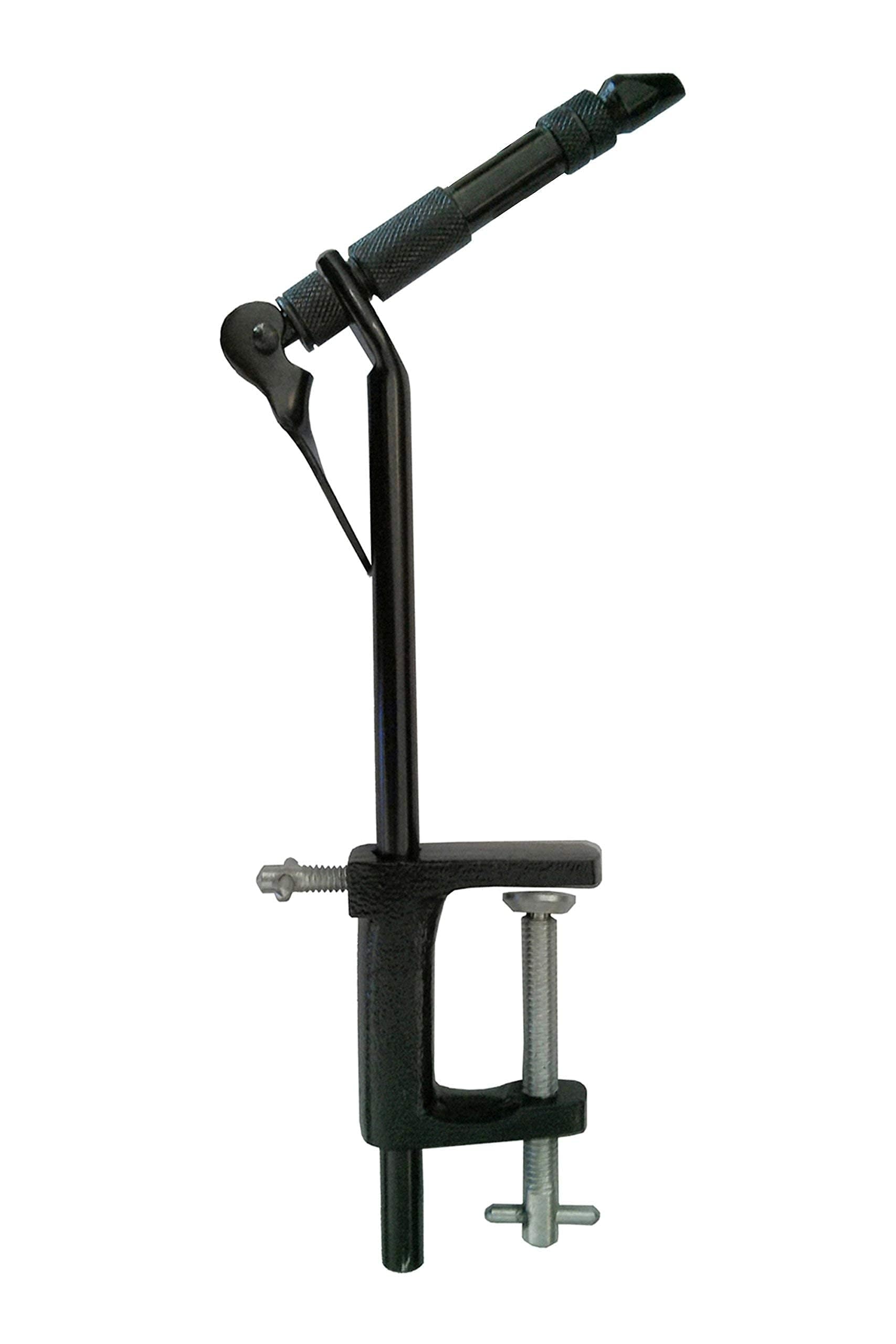 Super AA Fly Tying Vise with precision stainless steel tapered jaws and 360° rotating head