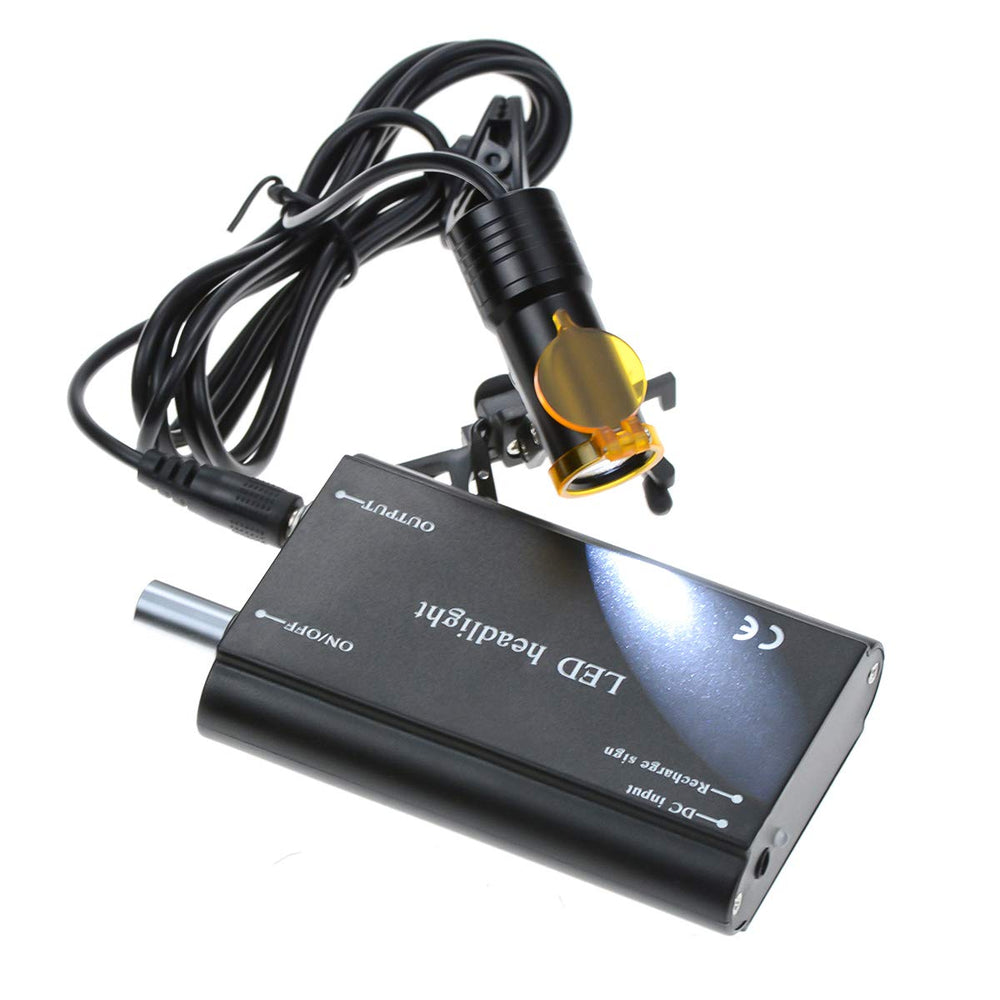 Brightness is adjustable for different tasks and magnifications