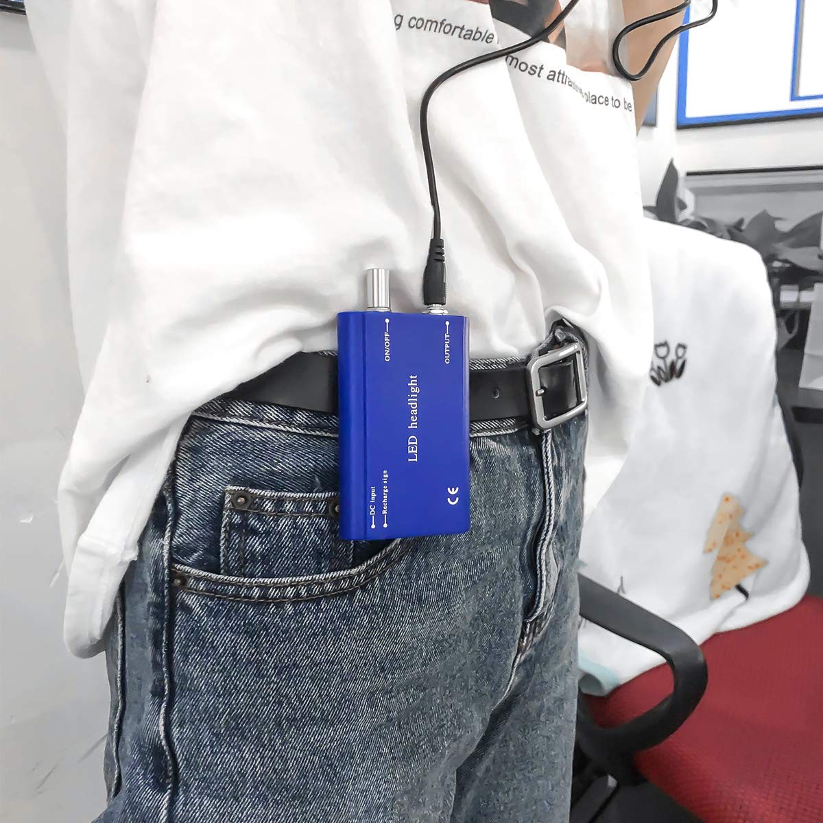 Superdental plastic body aids rapid heat dissipation to stay cool during use.