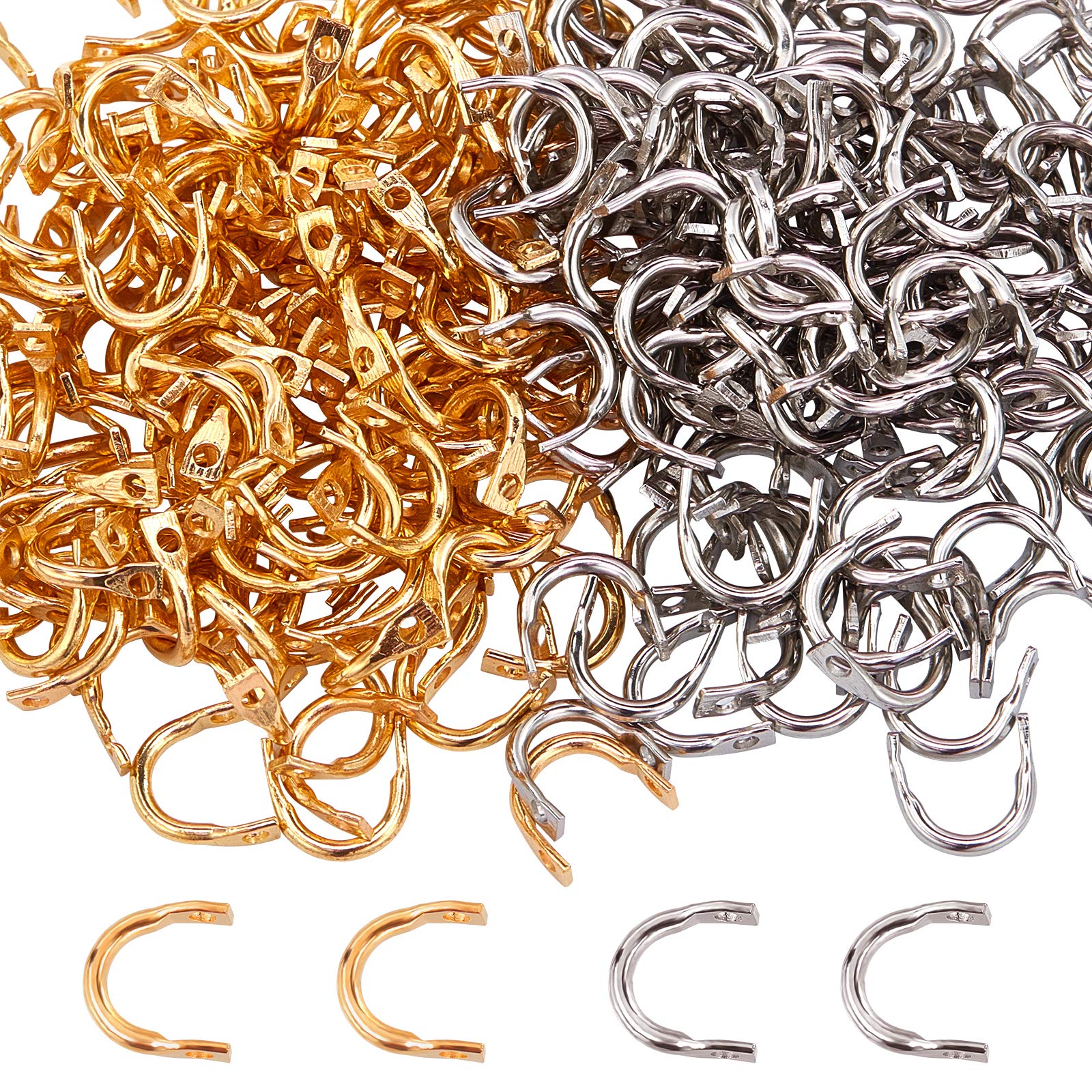Superfindings brass spinner clevis packaging for easy DIY lure projects.