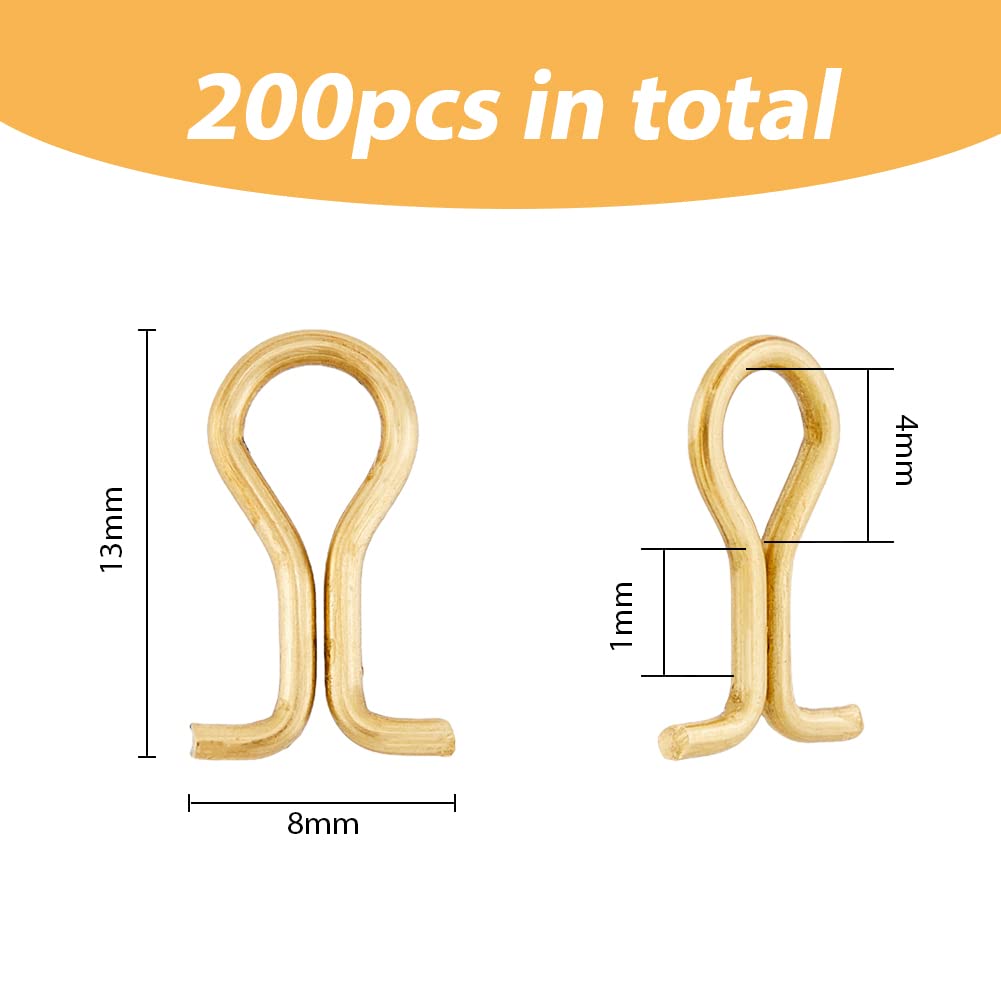 SUPERFINDINGS brass sinker eyelets measure 8mm by 13mm for precise tackle setups