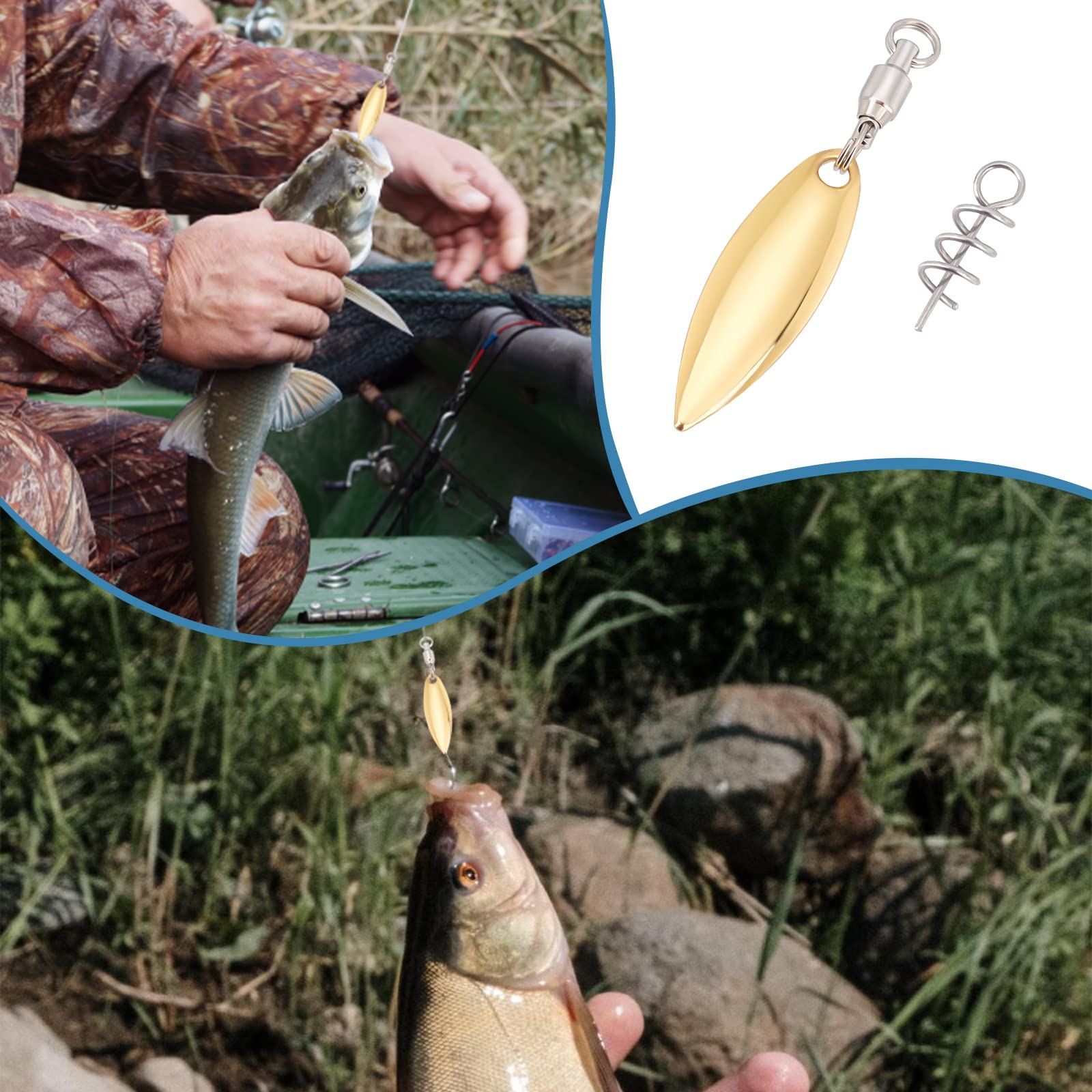 SUPERFINDINGS colorado blade set supports versatile lure builds.