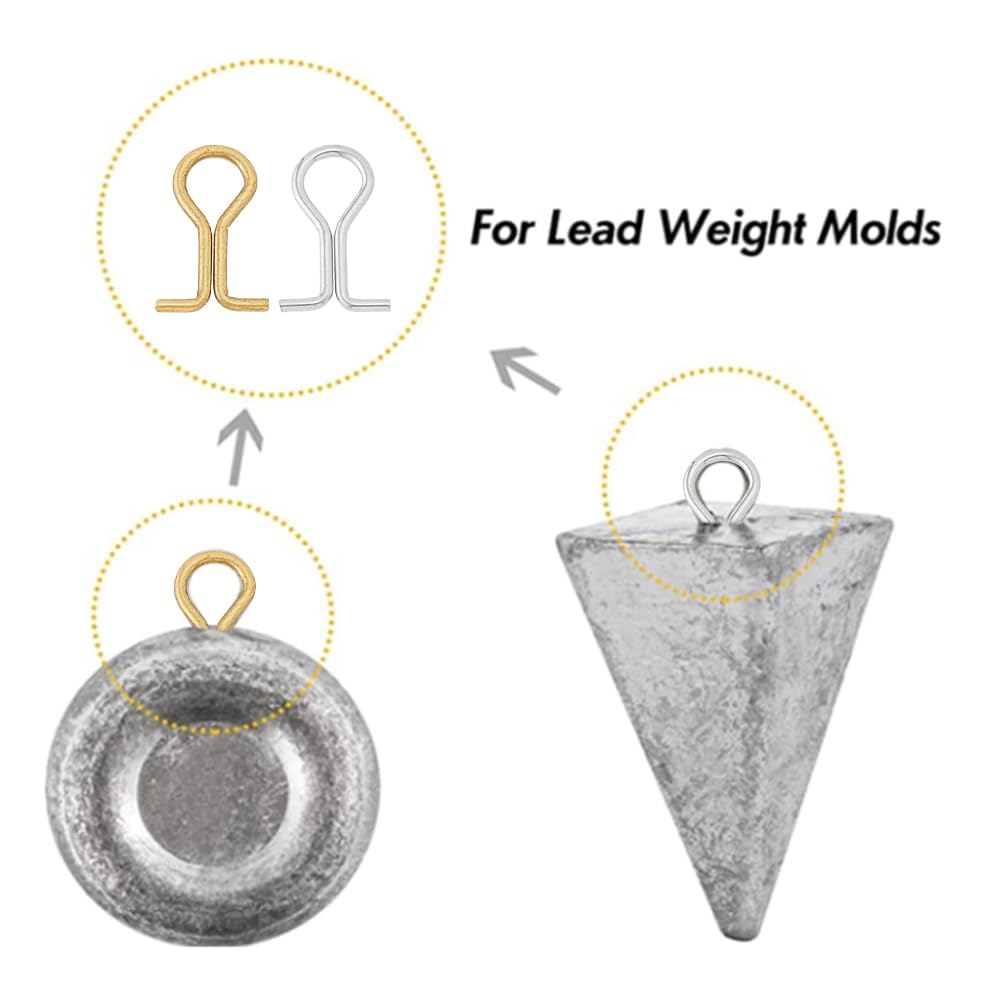 SUPERFINDINGS eyelets measure 13mm by 8mm for precise lure shaping.