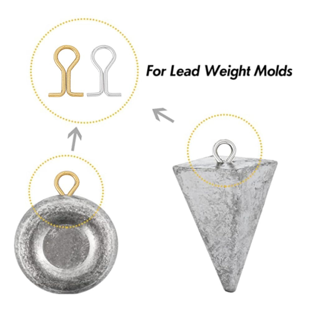 SUPERFINDINGS eyelets measure 13mm by 8mm for precise lure shaping.