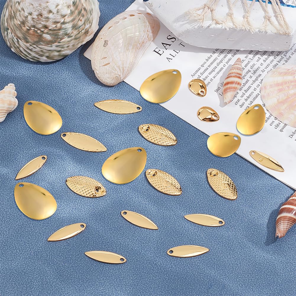 SUPERFINDINGS golden iron lure horse eye boosts glitter in water