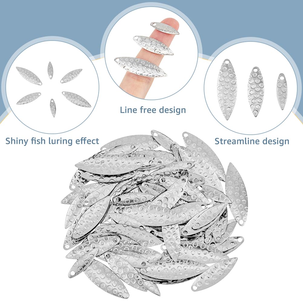 SUPERFINDINGS hammered blade adds bright flash and vibration.