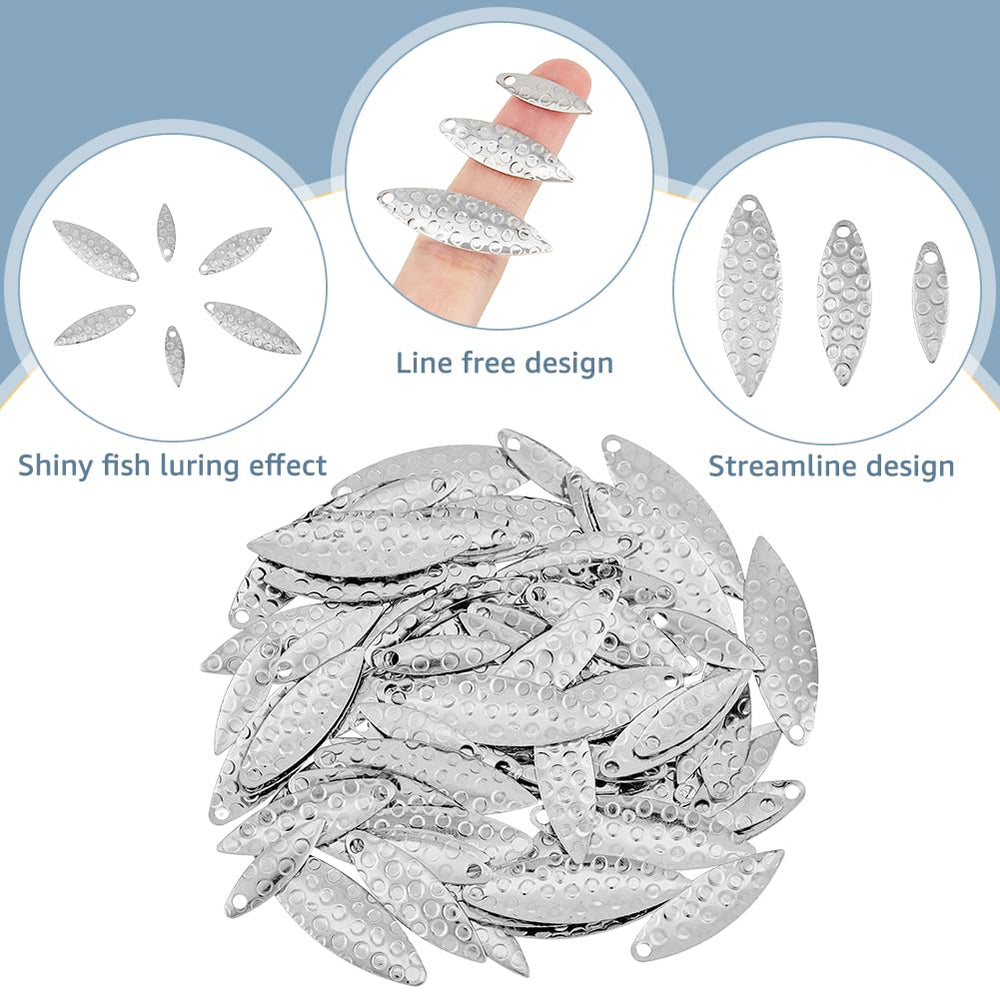 SUPERFINDINGS hammered blade adds bright flash and vibration.