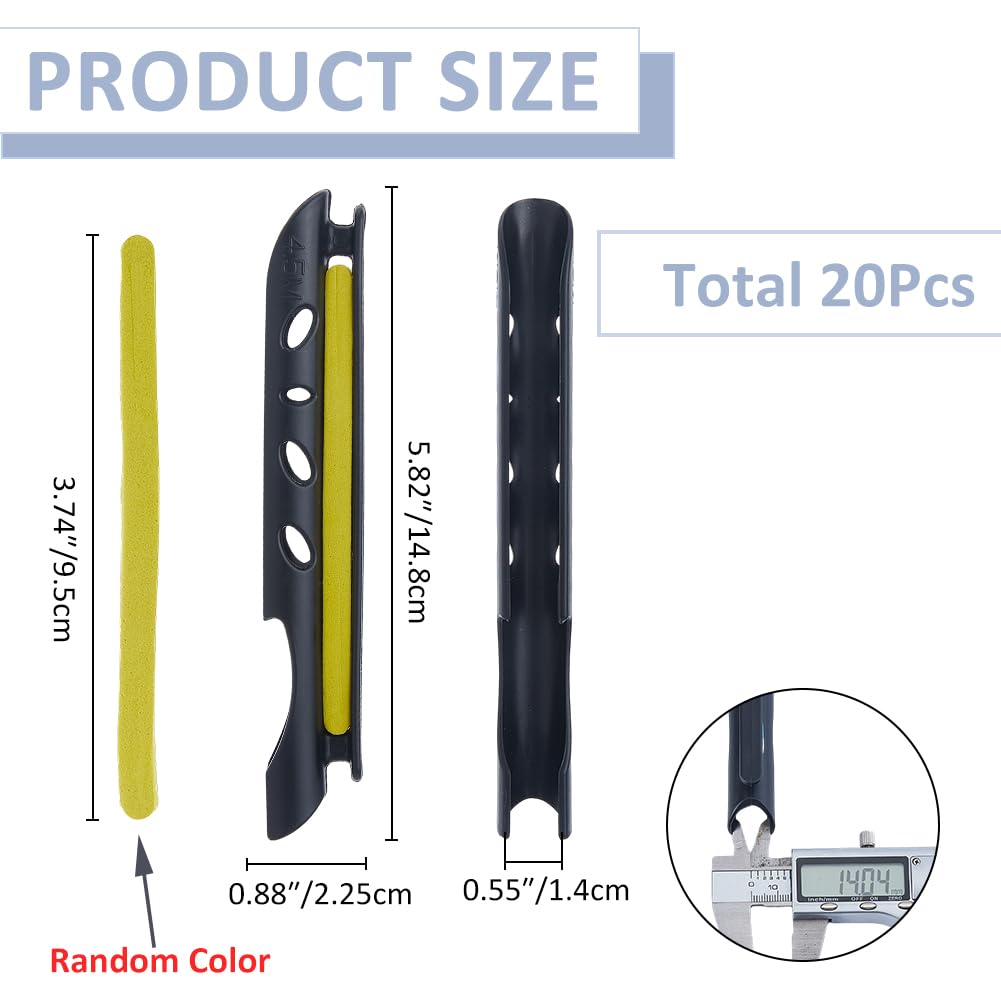 SUPERFINDINGS line winder mounted on rod clips securely for quick access