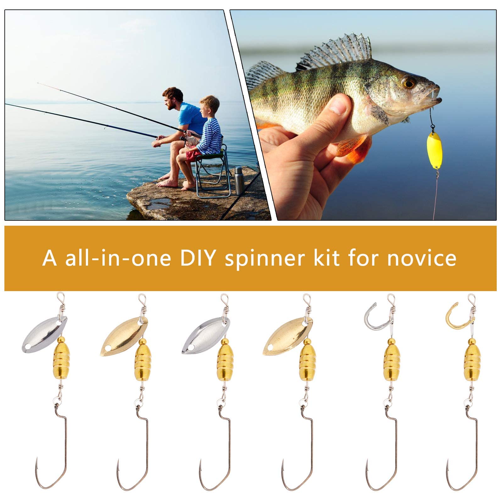 DIY lure making with spinner blades and clevis kit