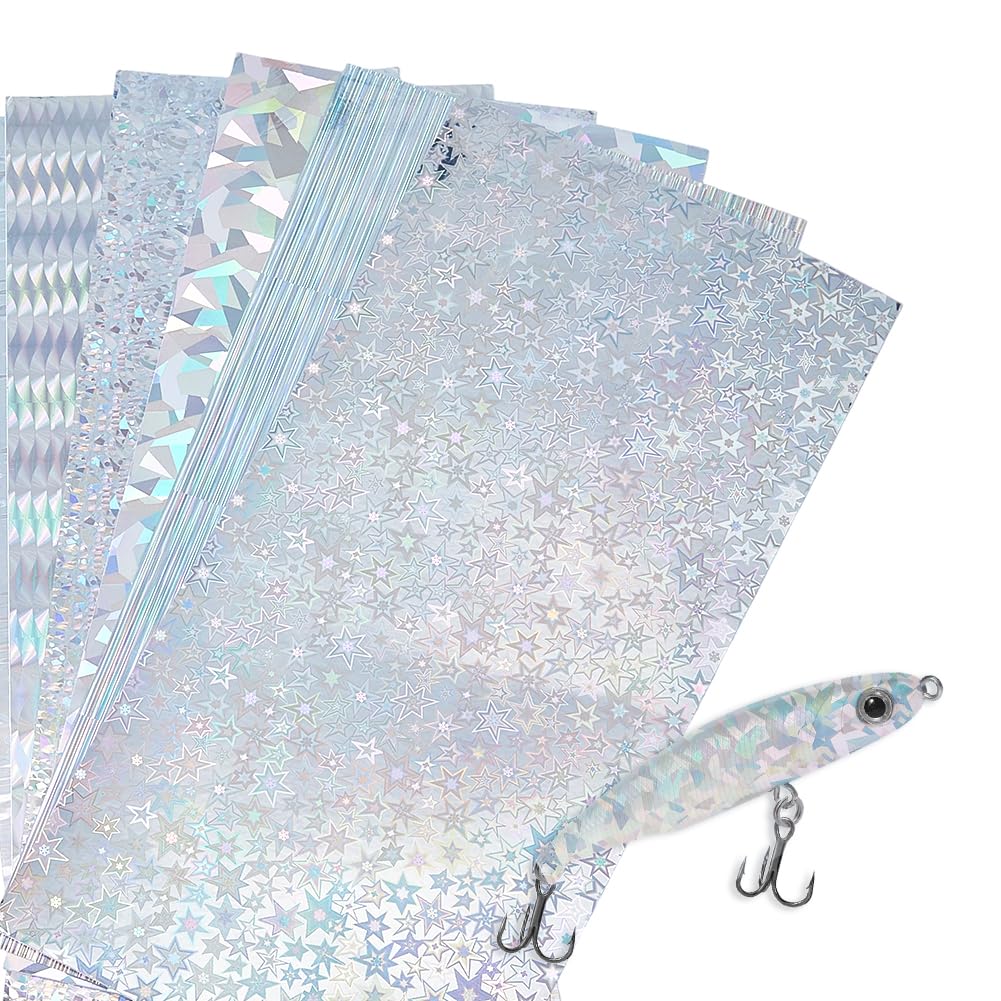 Superfindings lure tape six styles for versatile lure customization and flashing effects