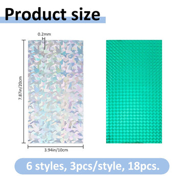 Superfindings lure tape silver holographic design boosts visibility and attraction
