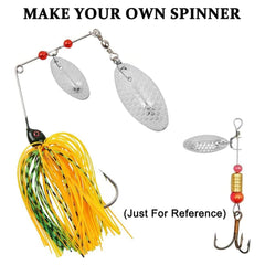 SUPERFINDINGS stainless steel lures resist corrosion for lasting use.