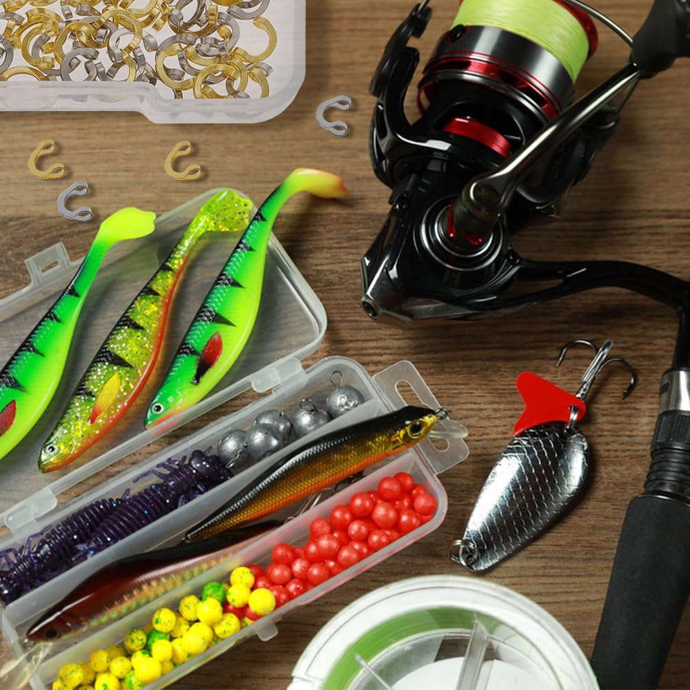 Two-color pack enables diverse lure designs and color matching.