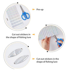 SUPERFINDINGS waterproof adhesive film secures lures against spray and splash