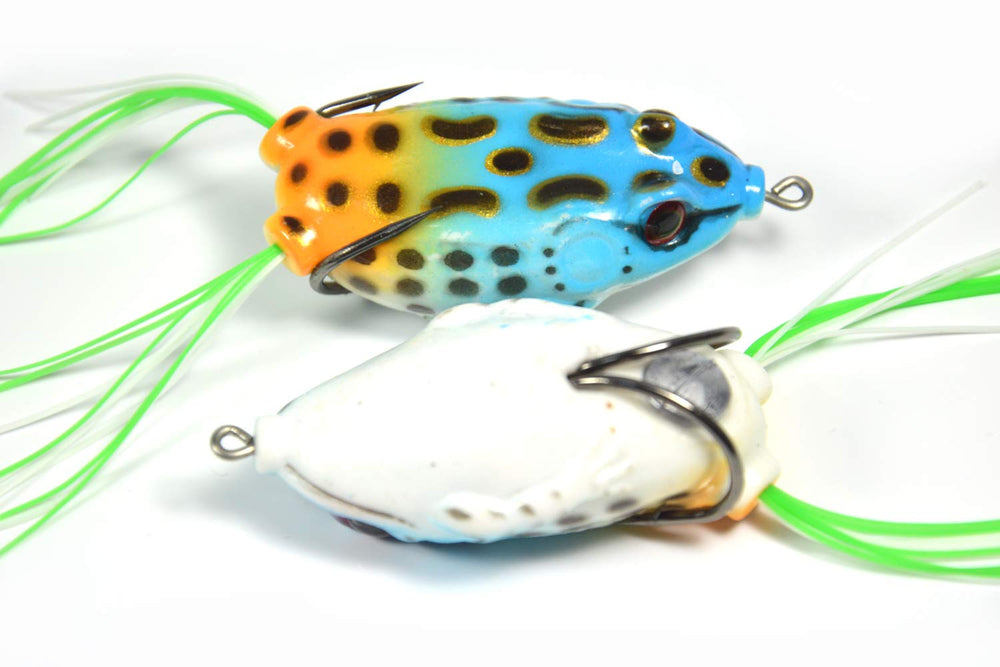 Side profile of frog crankbait lure for bass fishing 03