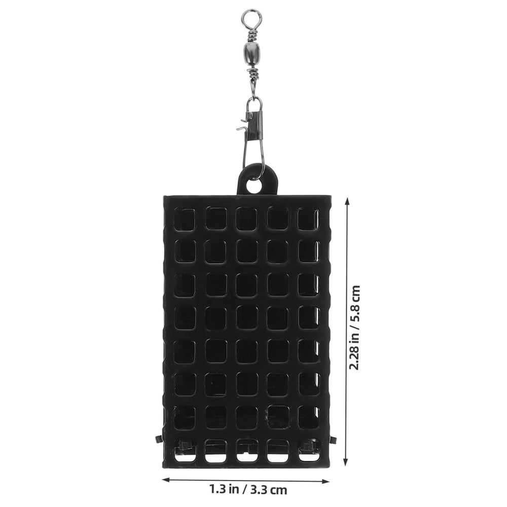 Stable square design bait cage attracting fish