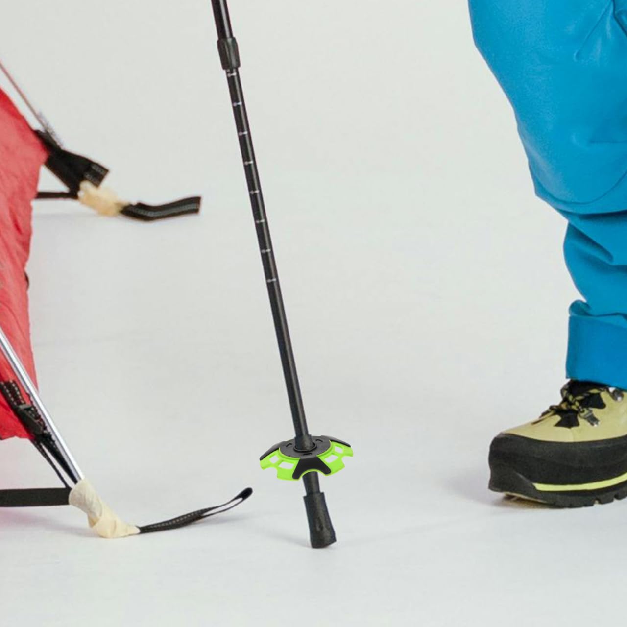 SUPVOX cane tip pad installs quickly for on-the-go hikes.