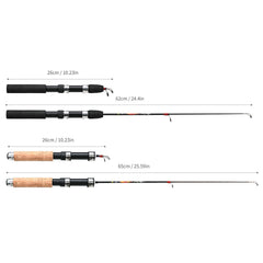 SUQIKMX black rod with 3B reel for smooth line release