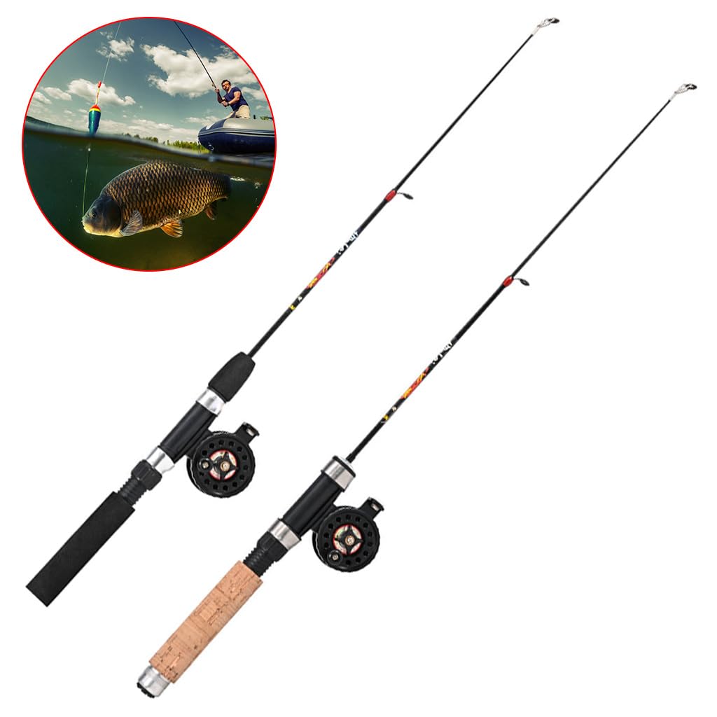 SUQIKMX ice fishing rod extended to 62 cm for shore casting