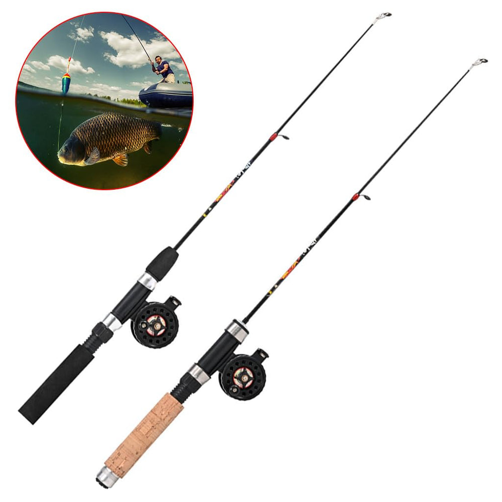 SUQIKMX ice fishing rod extended to 62 cm for shore casting