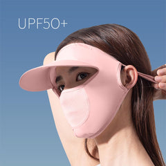 Surakey elastic-side face cover offers a secure, comfortable fit for most women.