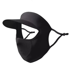Surakey black windproof full face cover for outdoor use
