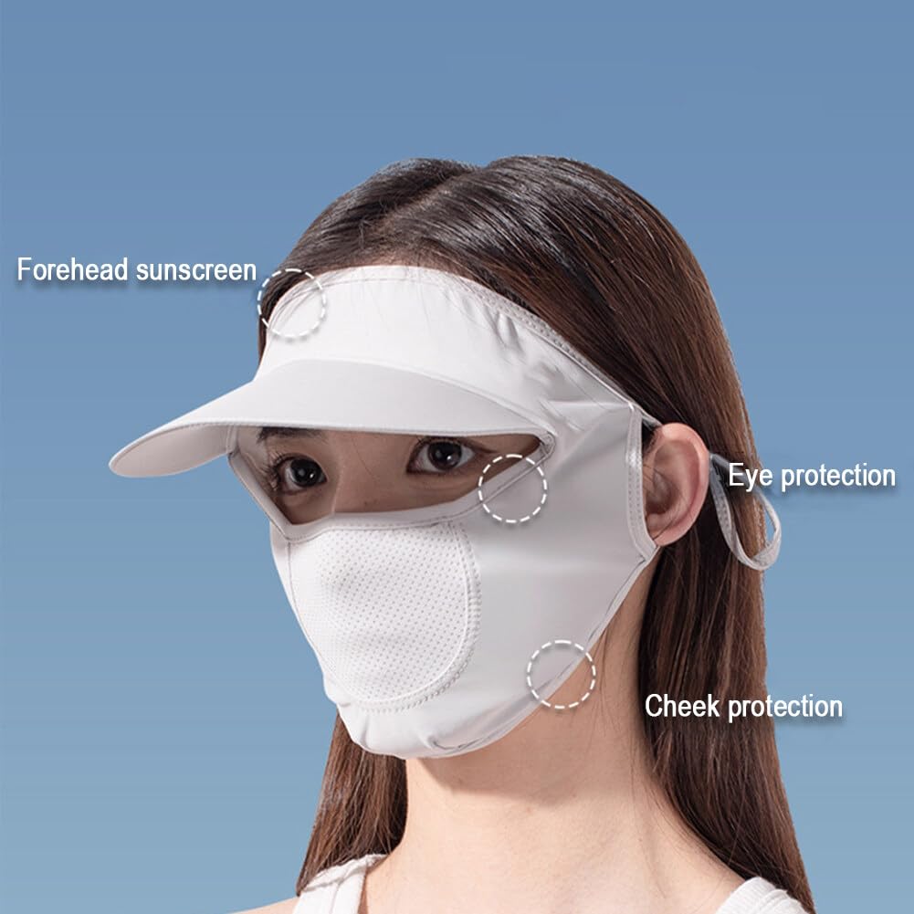 Surakey windproof face cover with elastic sides for a secure fit