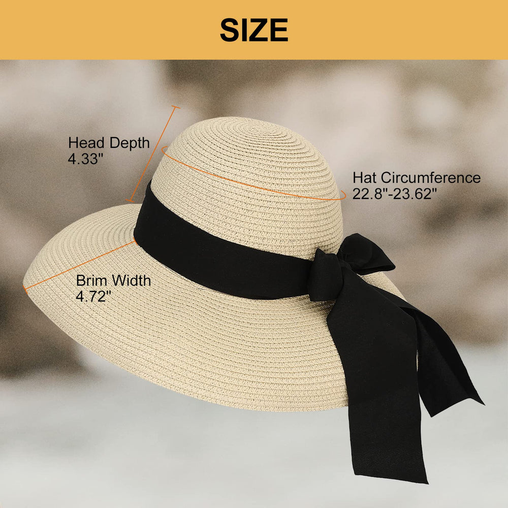 Surblue adjustable-band straw hat fits most heads and stays secure.