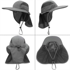 Surblue adjustable sun hat with drawstring for a secure, windy-day fit.
