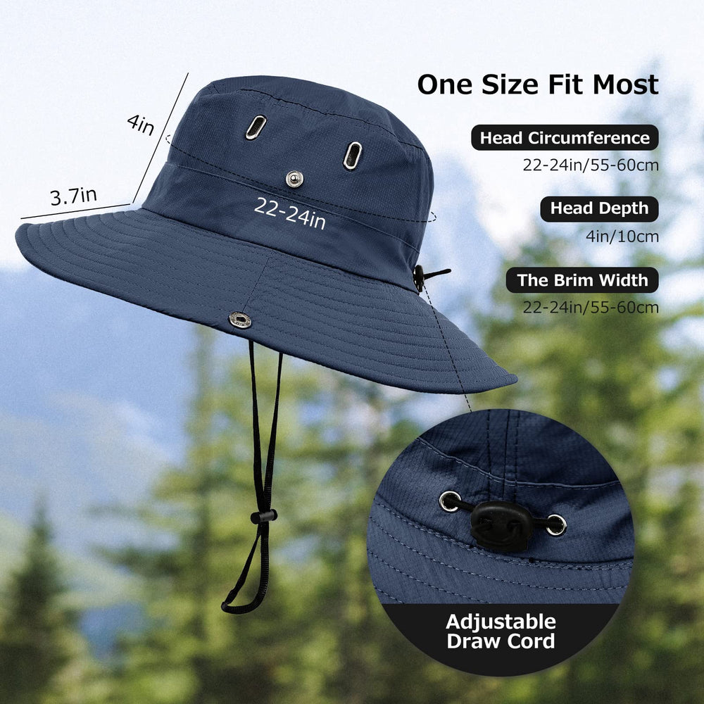 Surblue Boonie hat adjustable chin strap for windy days