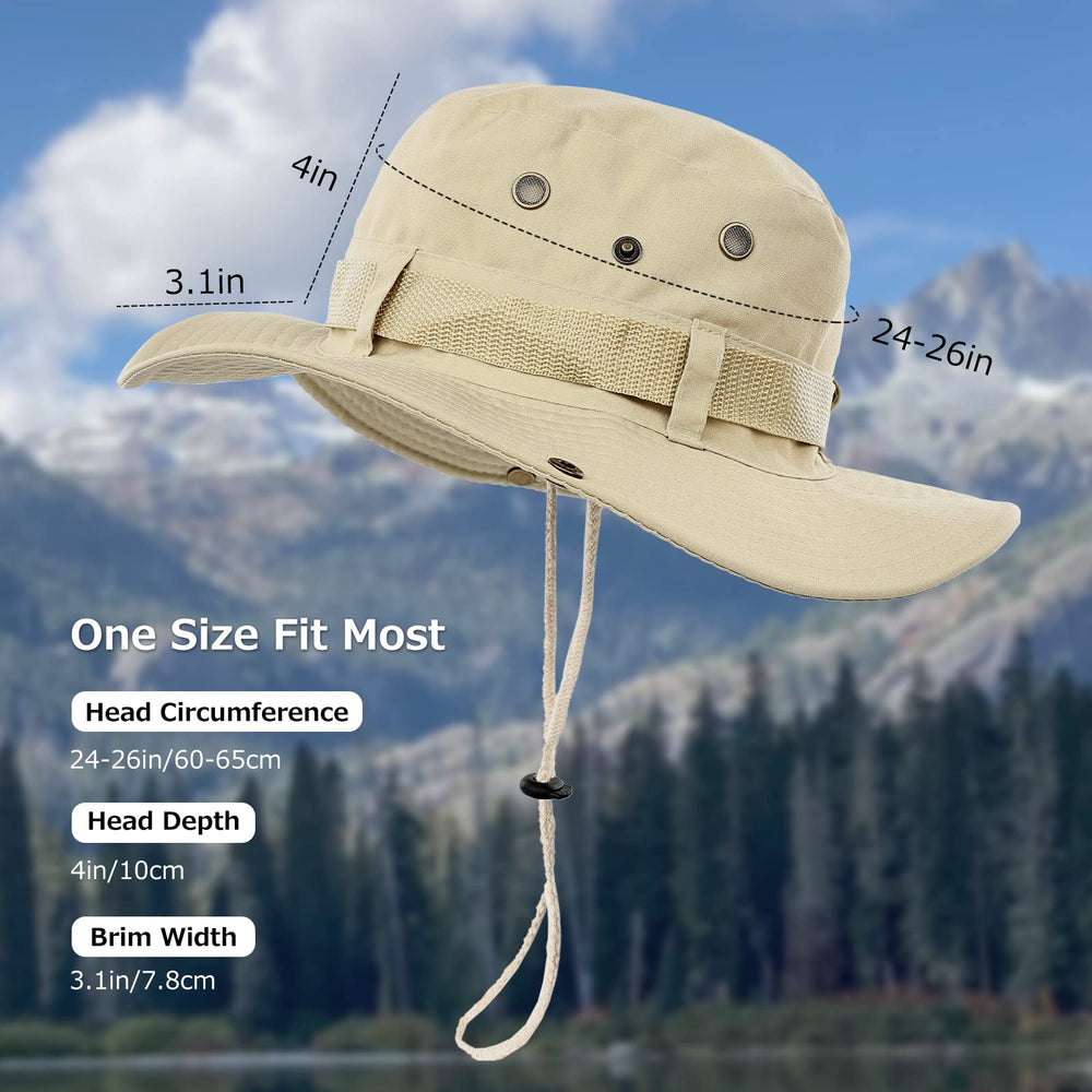Surblue Boonie Sun Hat adjustable sizing ensures comfortable all-day wear.
