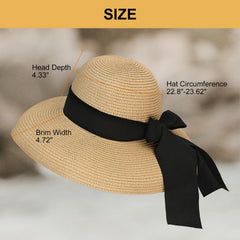 Surblue foldable sun hat stays packable for travel-friendly sun protection.