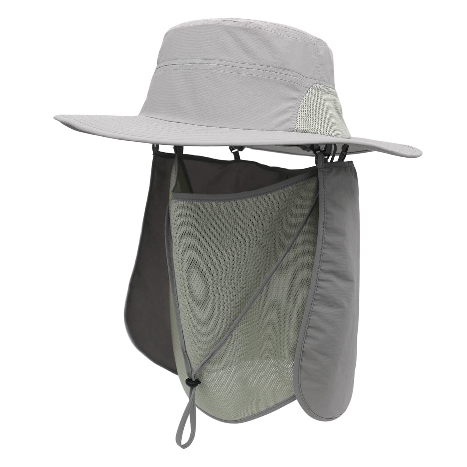 Surblue neck-face flap outdoor cap with 360 UPF protection for sun safety.