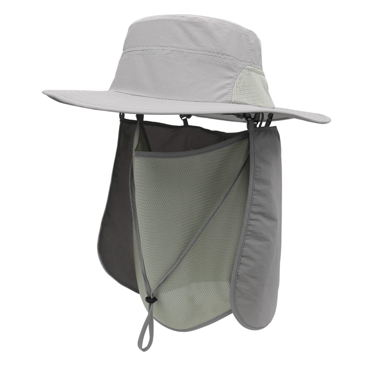 Surblue neck-face flap outdoor cap with 360 UPF protection for sun safety.