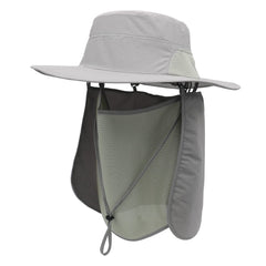 Surblue neck-face flap outdoor cap with 360 UPF protection for sun safety.