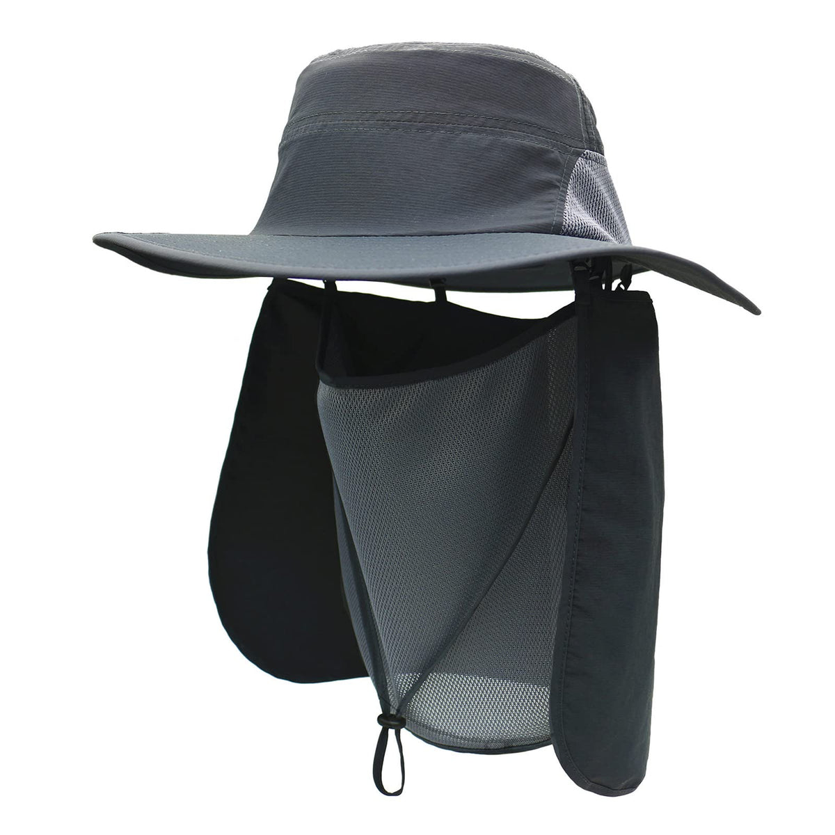 Surblue neck-face flap outdoor cap with UV protection for sunny days.