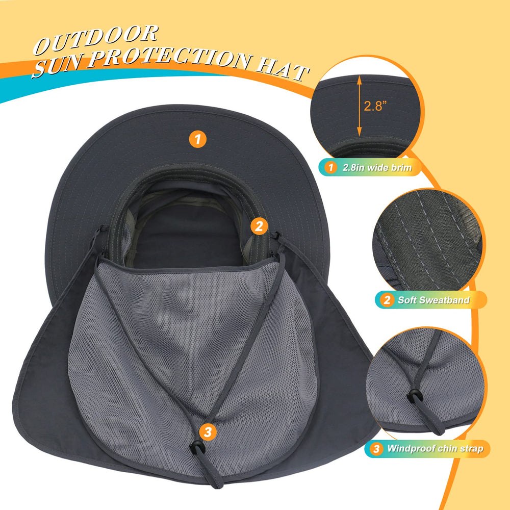 Surblue removable mesh face flap adds breathable protection when needed.