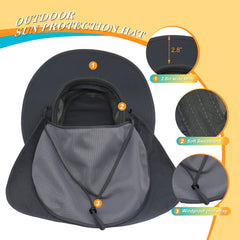 Surblue removable mesh face flap adds breathable protection when needed.
