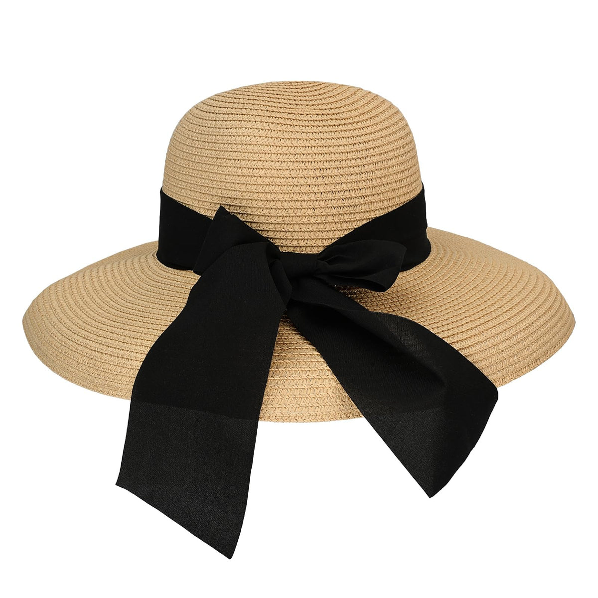 Surblue straw summer hat with wide brim for sun protection on hot outdoor days.