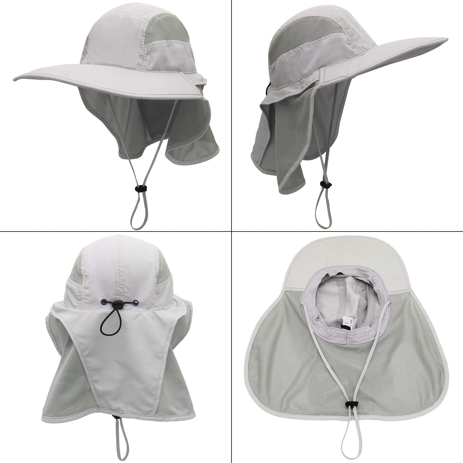 Surblue sun hat neck shading cloth providing flexible neck coverage