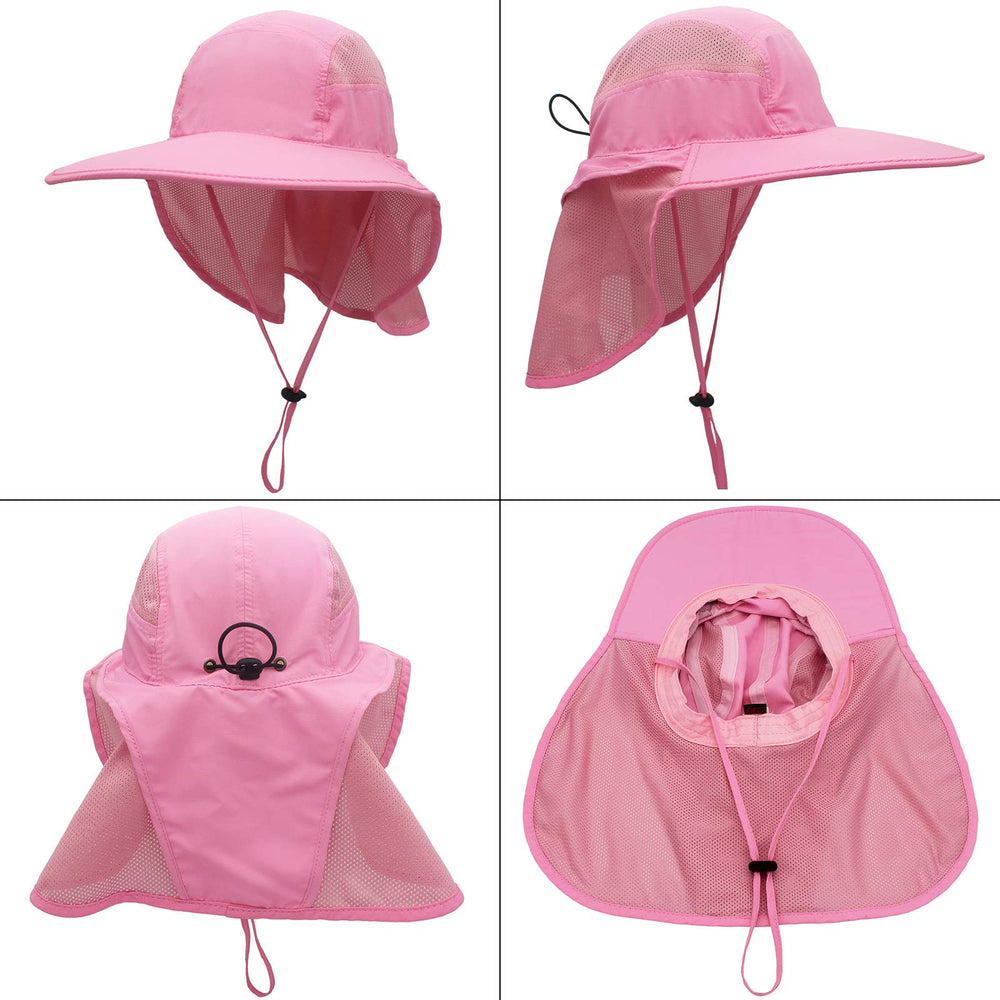 Surblue sun hat wide brim close-up emphasizing shade and sun protection.