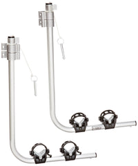 Surco 501BR ladder-mounted bike rack on a van ladder enables secure two-bike transport.